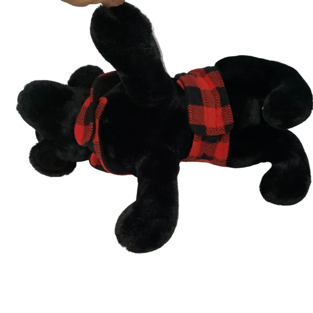 GOOD 2 GO Red Plaid Dog Coat Size Medium / Large